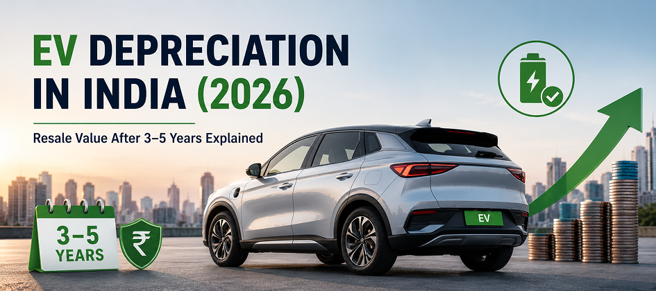 Electric Vehicle Depreciation in India (2026): Resale Value After 3–5 Years Explained